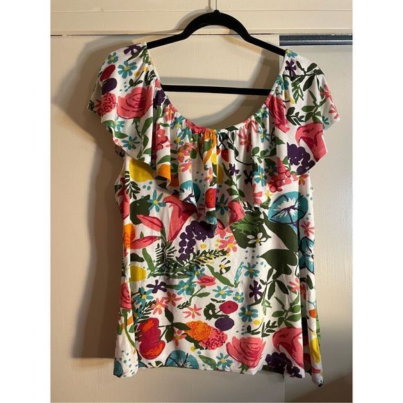 Postmark Cassandra Off The Shoulder Top NWT Large - Picture 8 of 11